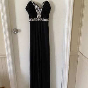Long black formal dress